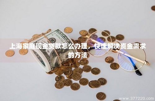 上海家庭现金贷款怎么办理，快速解决资金需求的方法